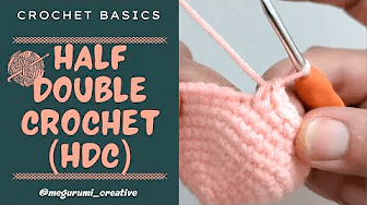 Voici la Demi-Bride : Faire un jeté, insérer le crochet, tirer une boucle, faire un jeté, tirer
é travers les 3 boucles.
