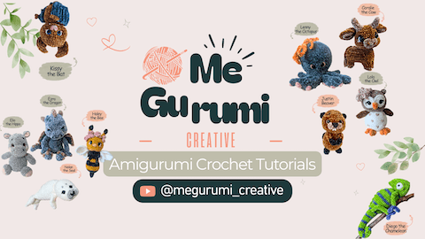 Your Creative Partner - Megurumi Creative showcases handcrafted crochet amigurumi and accessories